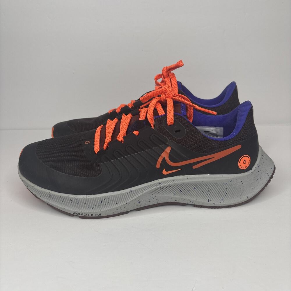 Nike Air Zoom Pegasus 38 Shield DC4073-003 Men's 8.5 Black Running Shoes